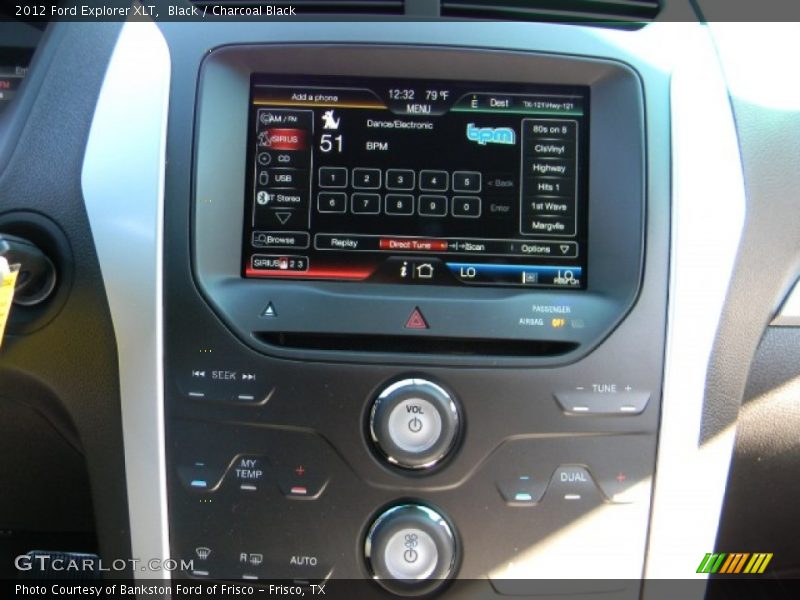 Black / Charcoal Black 2012 Ford Explorer XLT