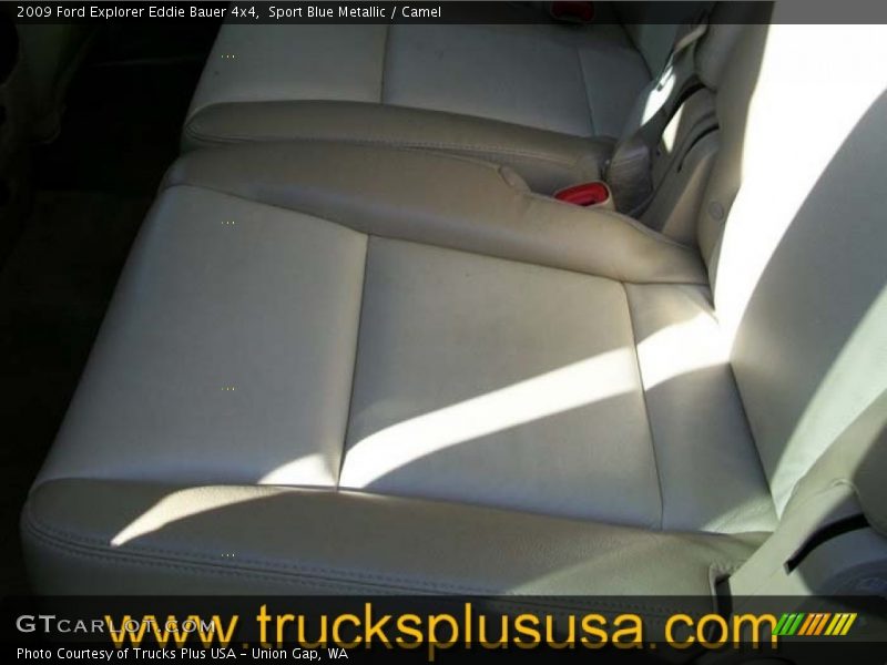 Sport Blue Metallic / Camel 2009 Ford Explorer Eddie Bauer 4x4