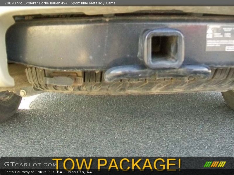 Sport Blue Metallic / Camel 2009 Ford Explorer Eddie Bauer 4x4