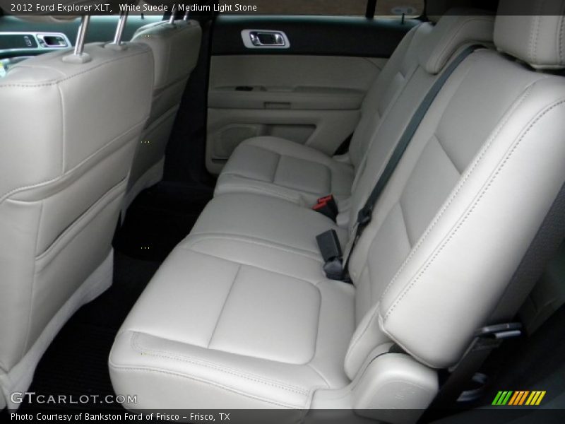 White Suede / Medium Light Stone 2012 Ford Explorer XLT