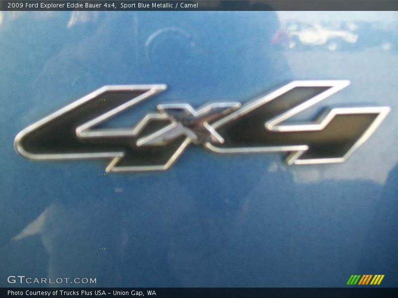 Sport Blue Metallic / Camel 2009 Ford Explorer Eddie Bauer 4x4
