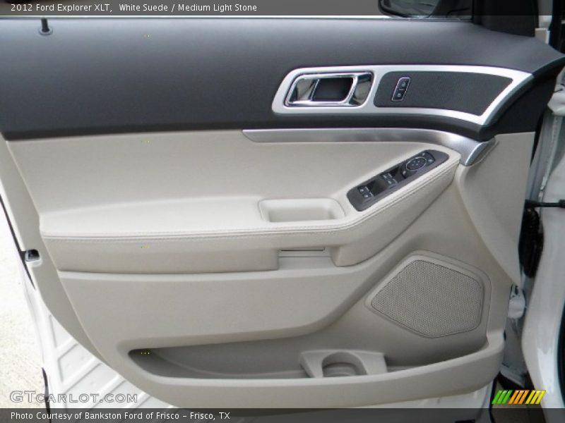 White Suede / Medium Light Stone 2012 Ford Explorer XLT