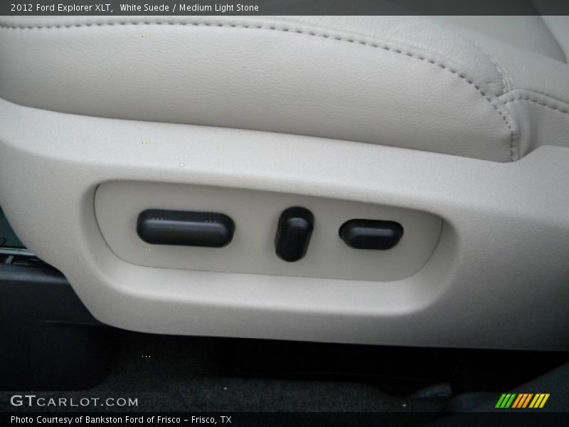 White Suede / Medium Light Stone 2012 Ford Explorer XLT