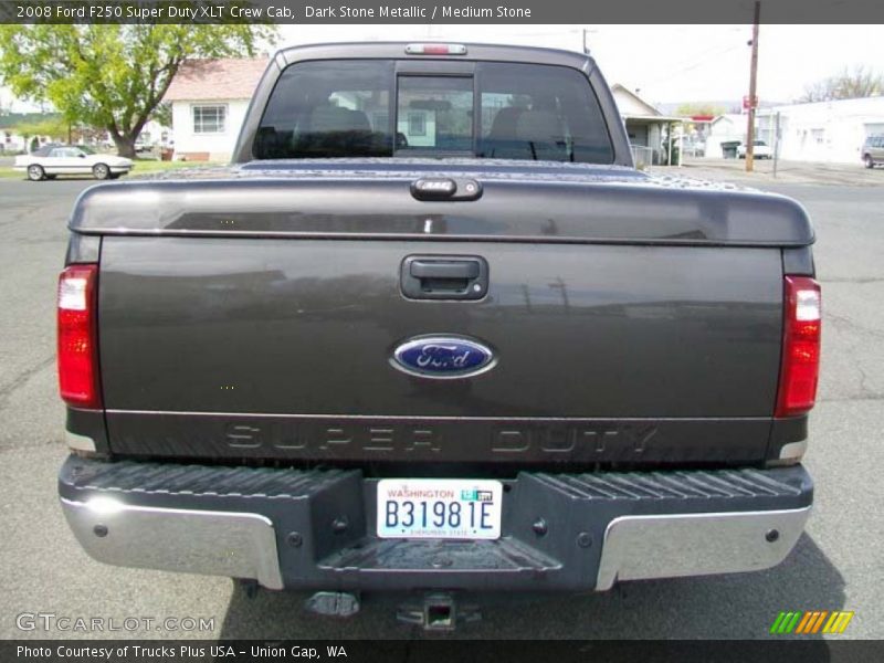 Dark Stone Metallic / Medium Stone 2008 Ford F250 Super Duty XLT Crew Cab