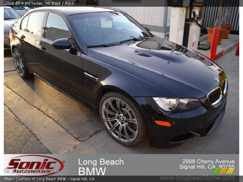 Jet Black / Black 2008 BMW M3 Sedan