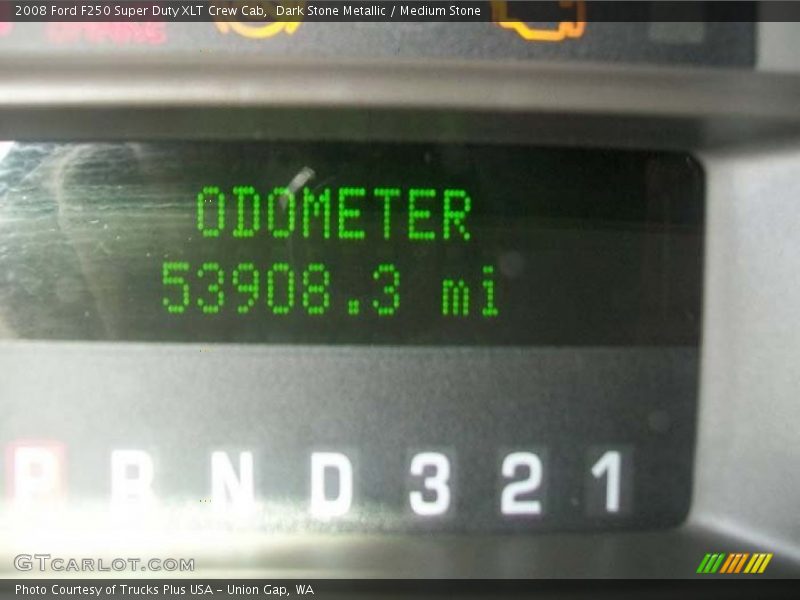 Dark Stone Metallic / Medium Stone 2008 Ford F250 Super Duty XLT Crew Cab