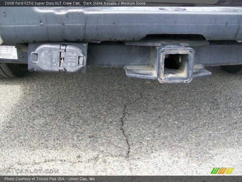 Dark Stone Metallic / Medium Stone 2008 Ford F250 Super Duty XLT Crew Cab