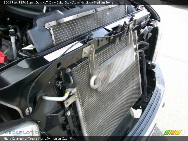 Dark Stone Metallic / Medium Stone 2008 Ford F250 Super Duty XLT Crew Cab