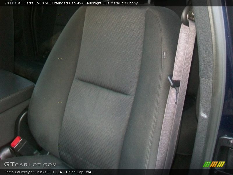 Midnight Blue Metallic / Ebony 2011 GMC Sierra 1500 SLE Extended Cab 4x4
