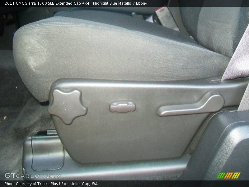 Midnight Blue Metallic / Ebony 2011 GMC Sierra 1500 SLE Extended Cab 4x4