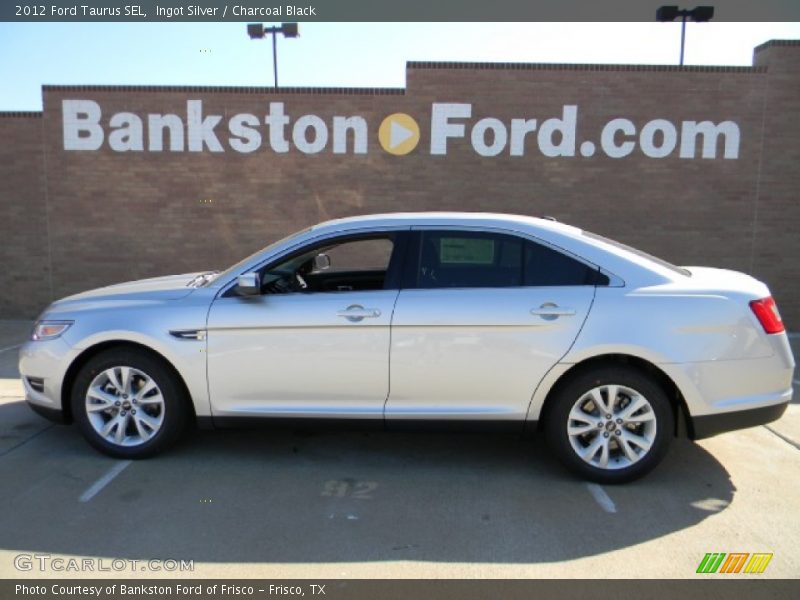 Ingot Silver / Charcoal Black 2012 Ford Taurus SEL