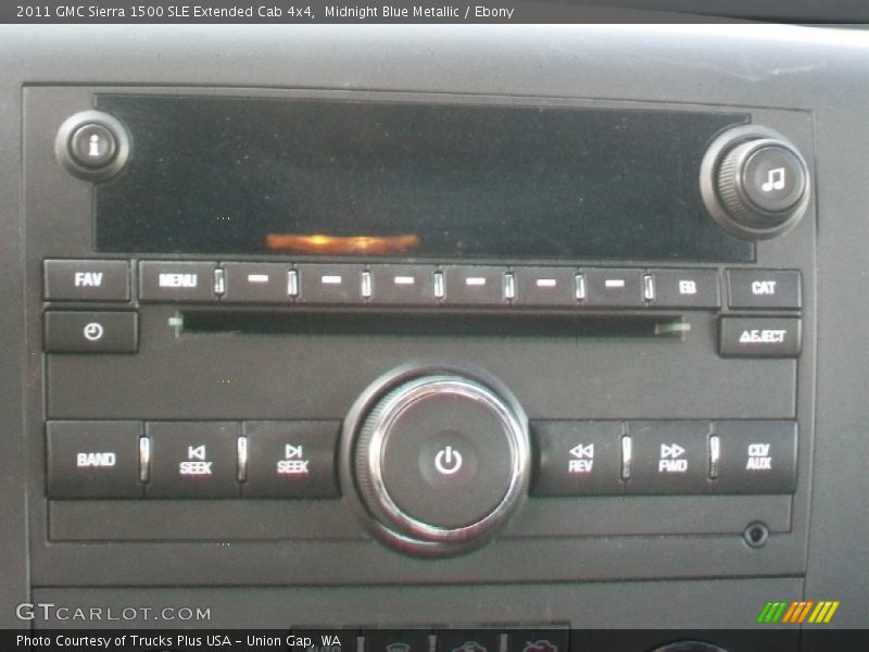 Midnight Blue Metallic / Ebony 2011 GMC Sierra 1500 SLE Extended Cab 4x4