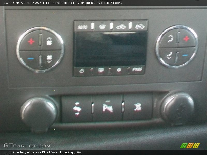 Midnight Blue Metallic / Ebony 2011 GMC Sierra 1500 SLE Extended Cab 4x4