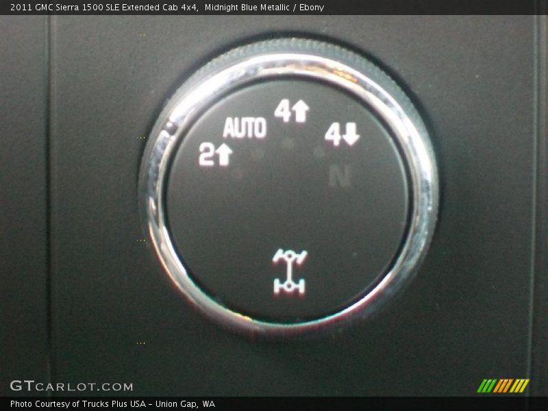 Midnight Blue Metallic / Ebony 2011 GMC Sierra 1500 SLE Extended Cab 4x4
