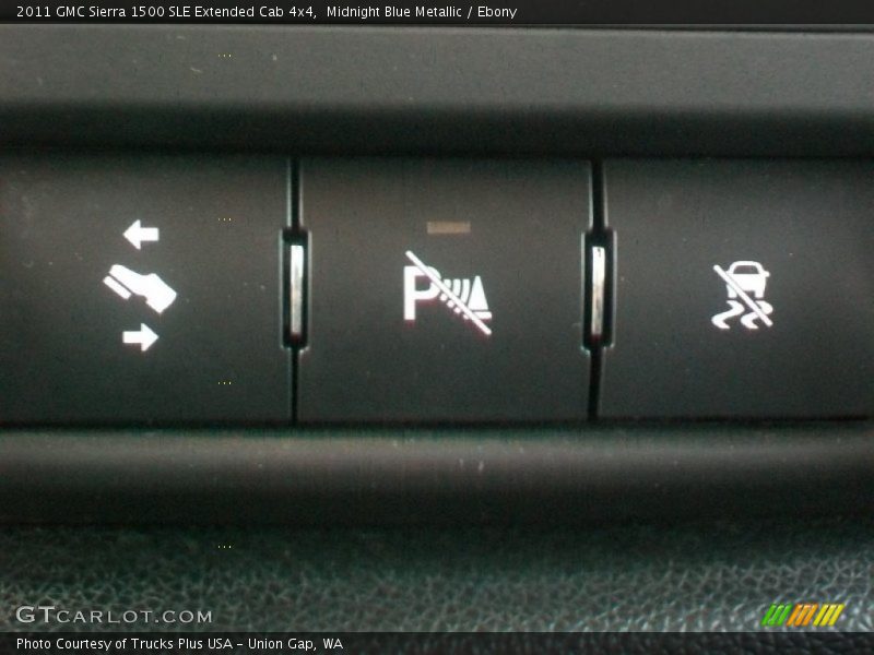 Midnight Blue Metallic / Ebony 2011 GMC Sierra 1500 SLE Extended Cab 4x4