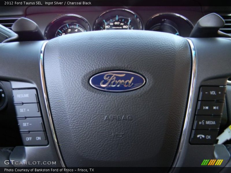 Ingot Silver / Charcoal Black 2012 Ford Taurus SEL