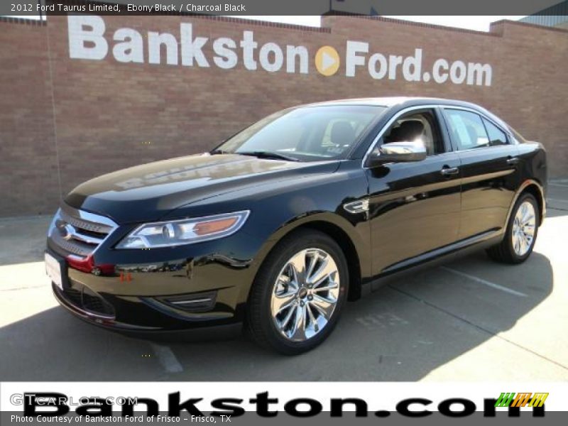 Ebony Black / Charcoal Black 2012 Ford Taurus Limited