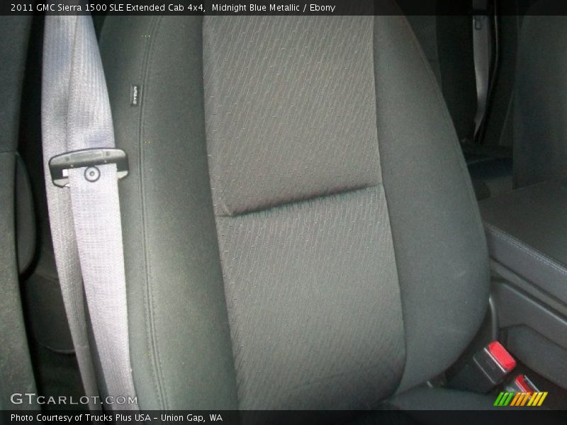 Midnight Blue Metallic / Ebony 2011 GMC Sierra 1500 SLE Extended Cab 4x4