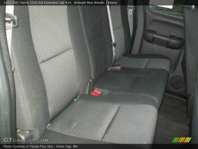 Midnight Blue Metallic / Ebony 2011 GMC Sierra 1500 SLE Extended Cab 4x4