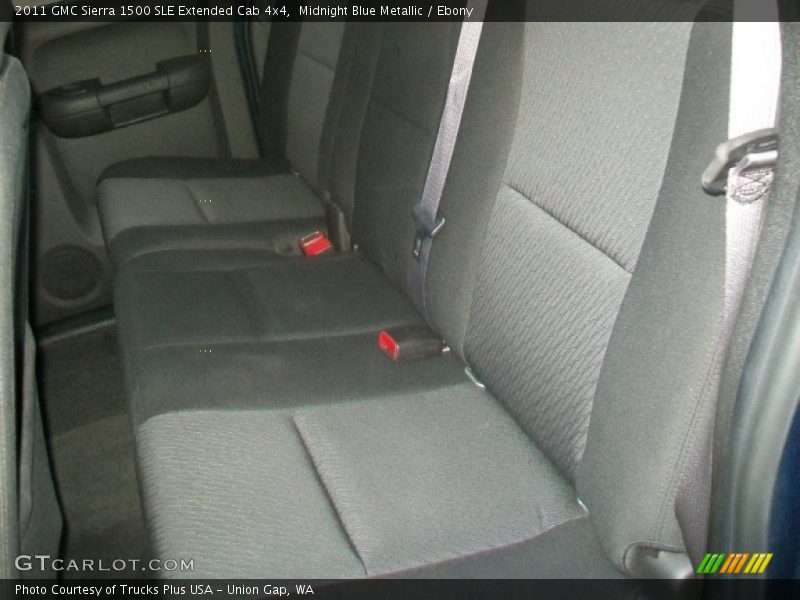 Midnight Blue Metallic / Ebony 2011 GMC Sierra 1500 SLE Extended Cab 4x4