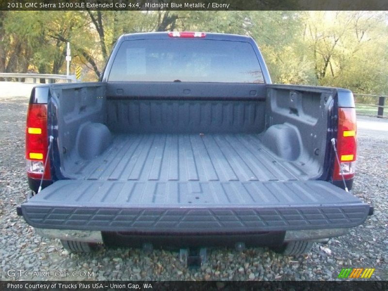 Midnight Blue Metallic / Ebony 2011 GMC Sierra 1500 SLE Extended Cab 4x4