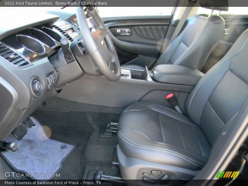 Ebony Black / Charcoal Black 2012 Ford Taurus Limited