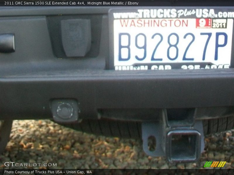 Midnight Blue Metallic / Ebony 2011 GMC Sierra 1500 SLE Extended Cab 4x4