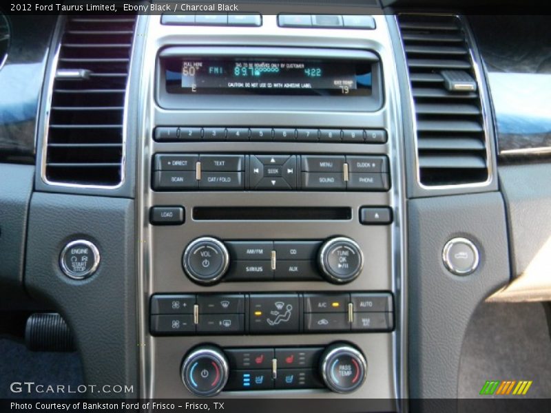 Controls of 2012 Taurus Limited