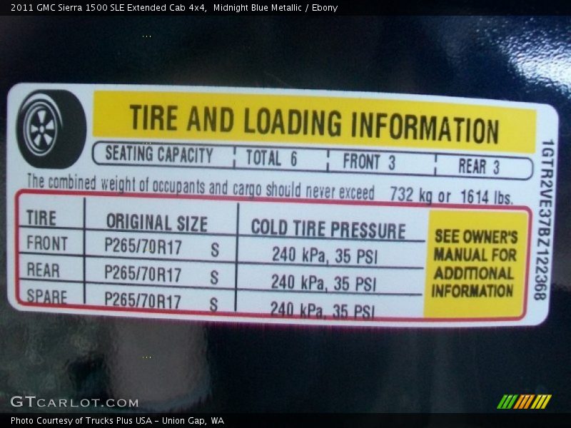 Midnight Blue Metallic / Ebony 2011 GMC Sierra 1500 SLE Extended Cab 4x4