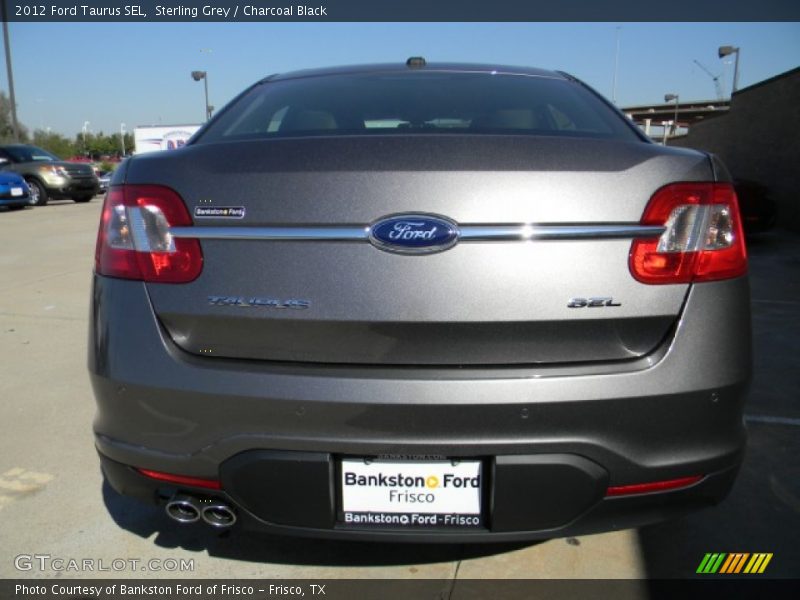 Sterling Grey / Charcoal Black 2012 Ford Taurus SEL