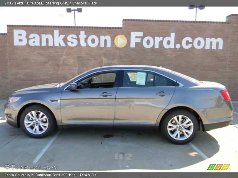 Sterling Grey / Charcoal Black 2012 Ford Taurus SEL