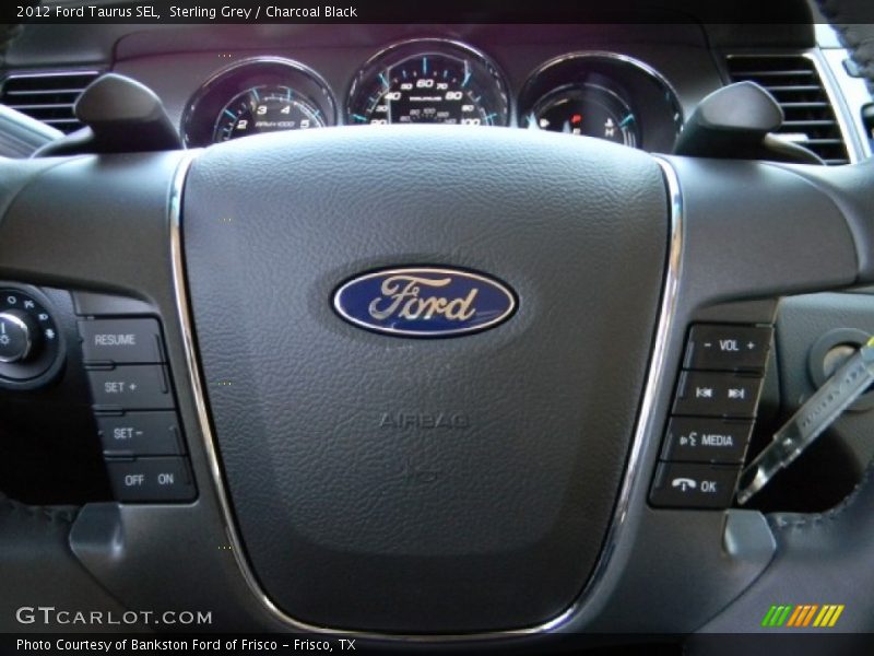 Sterling Grey / Charcoal Black 2012 Ford Taurus SEL