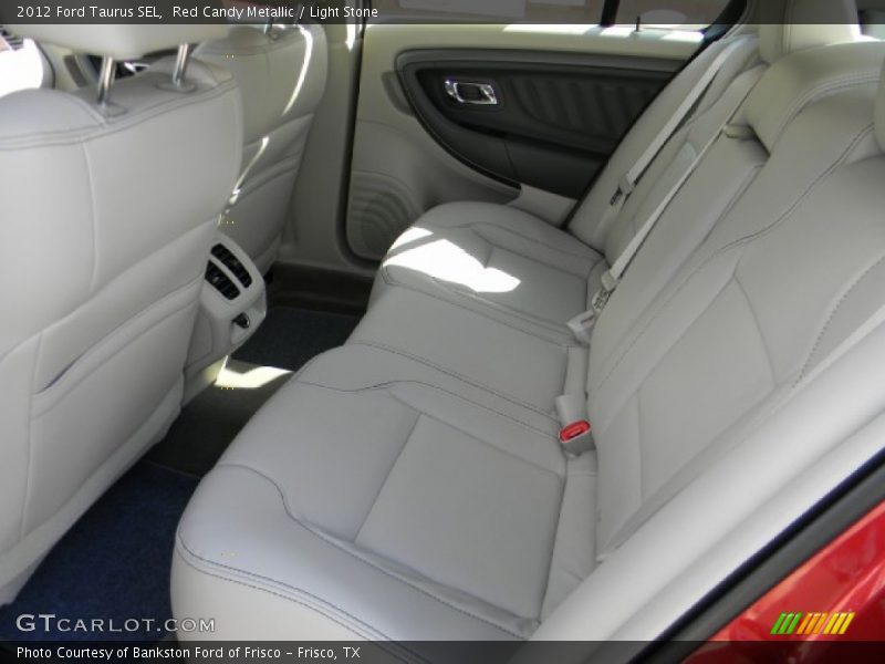 Red Candy Metallic / Light Stone 2012 Ford Taurus SEL