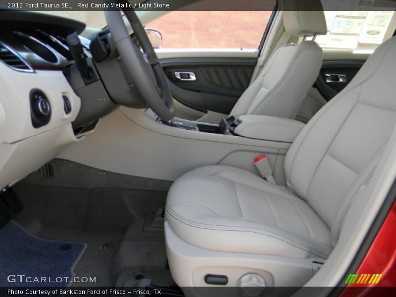 Red Candy Metallic / Light Stone 2012 Ford Taurus SEL