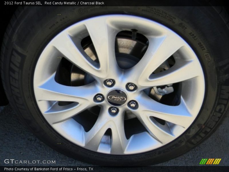 Red Candy Metallic / Charcoal Black 2012 Ford Taurus SEL