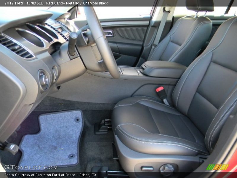 Red Candy Metallic / Charcoal Black 2012 Ford Taurus SEL
