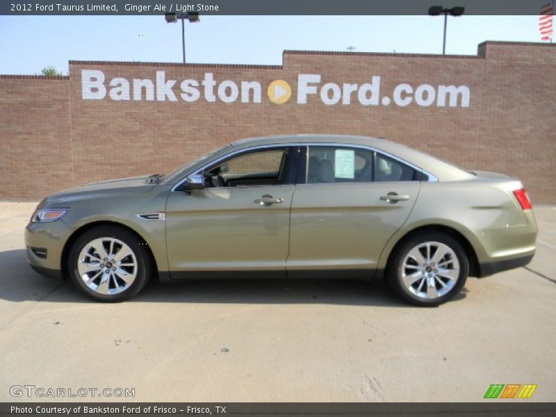 Ginger Ale / Light Stone 2012 Ford Taurus Limited