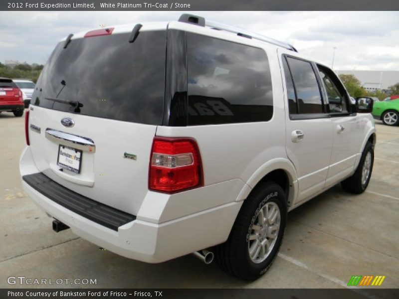 White Platinum Tri-Coat / Stone 2012 Ford Expedition Limited