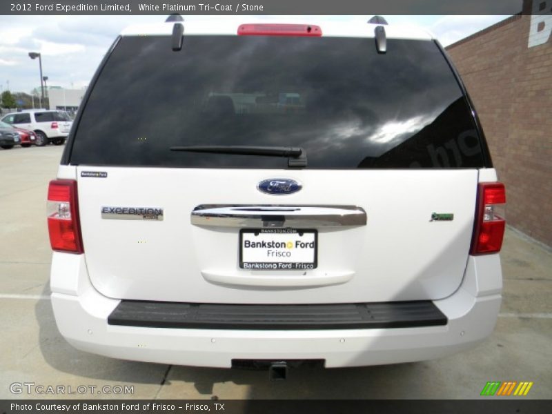 White Platinum Tri-Coat / Stone 2012 Ford Expedition Limited