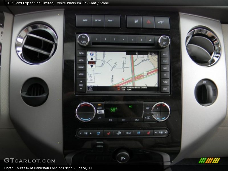White Platinum Tri-Coat / Stone 2012 Ford Expedition Limited