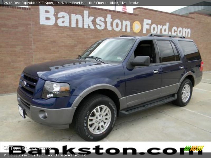 Dark Blue Pearl Metallic / Charcoal Black/Silver Smoke 2012 Ford Expedition XLT Sport