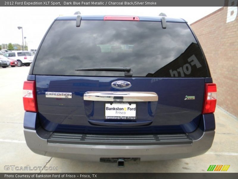 Dark Blue Pearl Metallic / Charcoal Black/Silver Smoke 2012 Ford Expedition XLT Sport