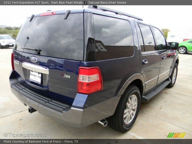 Dark Blue Pearl Metallic / Charcoal Black/Silver Smoke 2012 Ford Expedition XLT Sport
