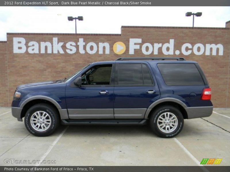 Dark Blue Pearl Metallic / Charcoal Black/Silver Smoke 2012 Ford Expedition XLT Sport