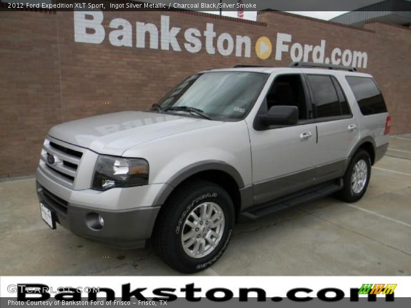 Ingot Silver Metallic / Charcoal Black/Silver Smoke 2012 Ford Expedition XLT Sport