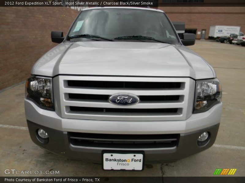 Ingot Silver Metallic / Charcoal Black/Silver Smoke 2012 Ford Expedition XLT Sport