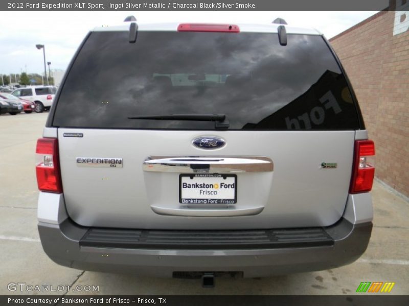Ingot Silver Metallic / Charcoal Black/Silver Smoke 2012 Ford Expedition XLT Sport