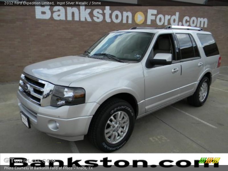 Ingot Silver Metallic / Stone 2012 Ford Expedition Limited