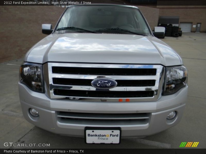 Ingot Silver Metallic / Stone 2012 Ford Expedition Limited
