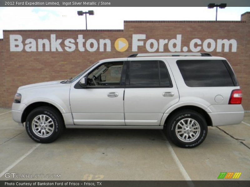 Ingot Silver Metallic / Stone 2012 Ford Expedition Limited
